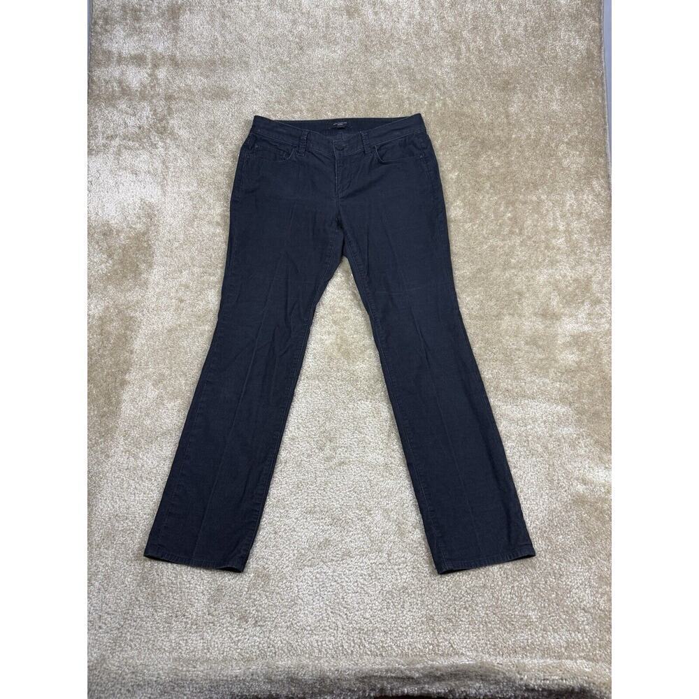 Ann Taylor Petite Size 8P Black Corduroy The Slim Modern Fit Pants B154
